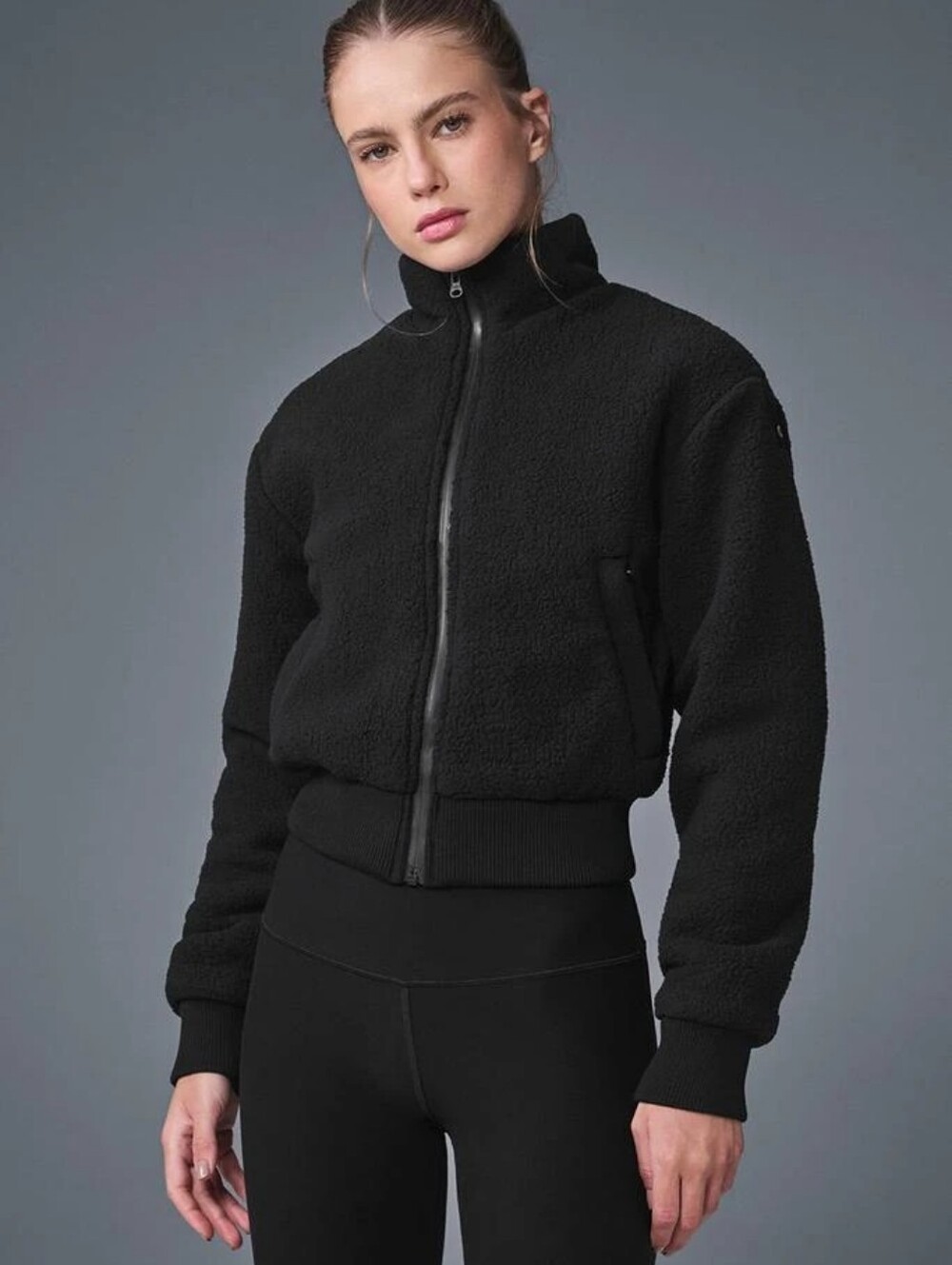 Alo Yoga Micro Sherpa Destiny Jacket Small - Picture 2 of 8